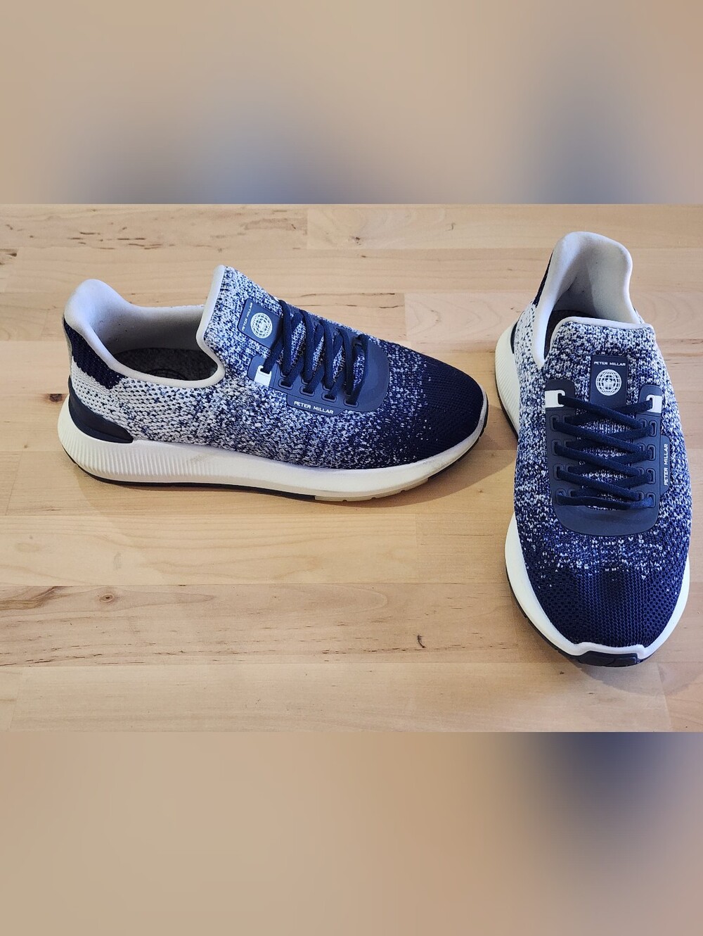 Peter Millar | Hyperlight Apollo Slip-On Sneakers | Navy/White | U.S. Womens 7.5